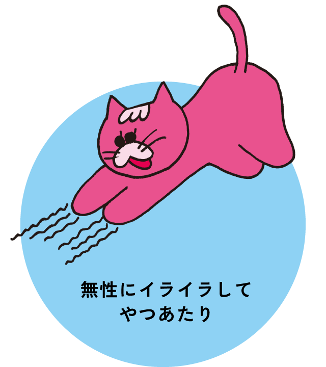 無性にイライラしてやつあたり